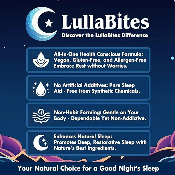 LULLABITES - NATURAL SLEEP GUMMIES